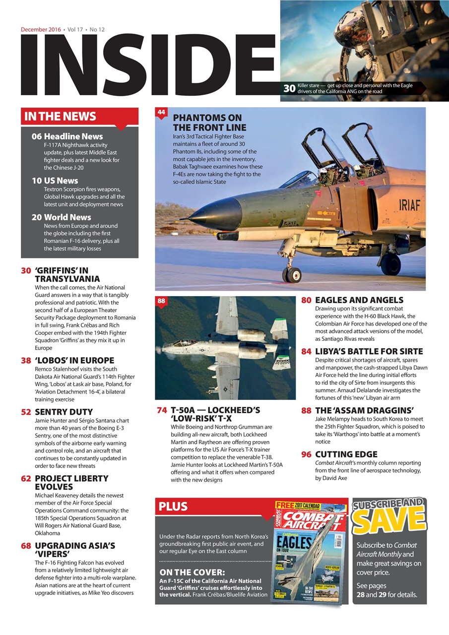 Combat Aircraft Journal Preview Pages