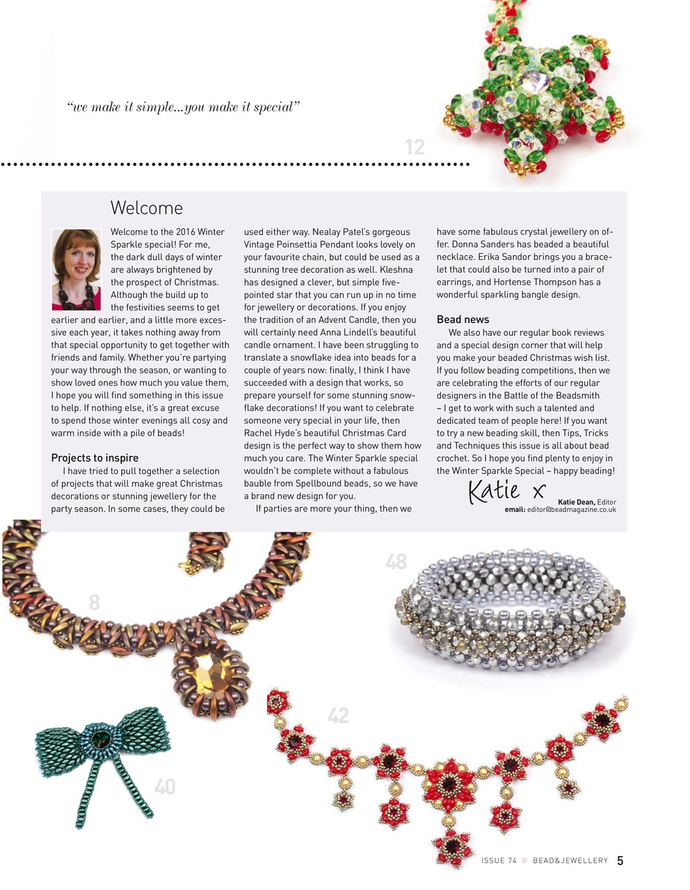 Bead & Jewellery Magazine Preview Pages