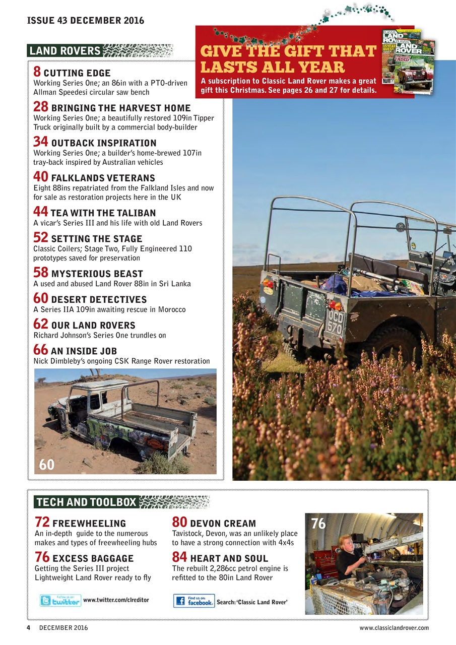 Classic Land Rover Magazine Preview Pages