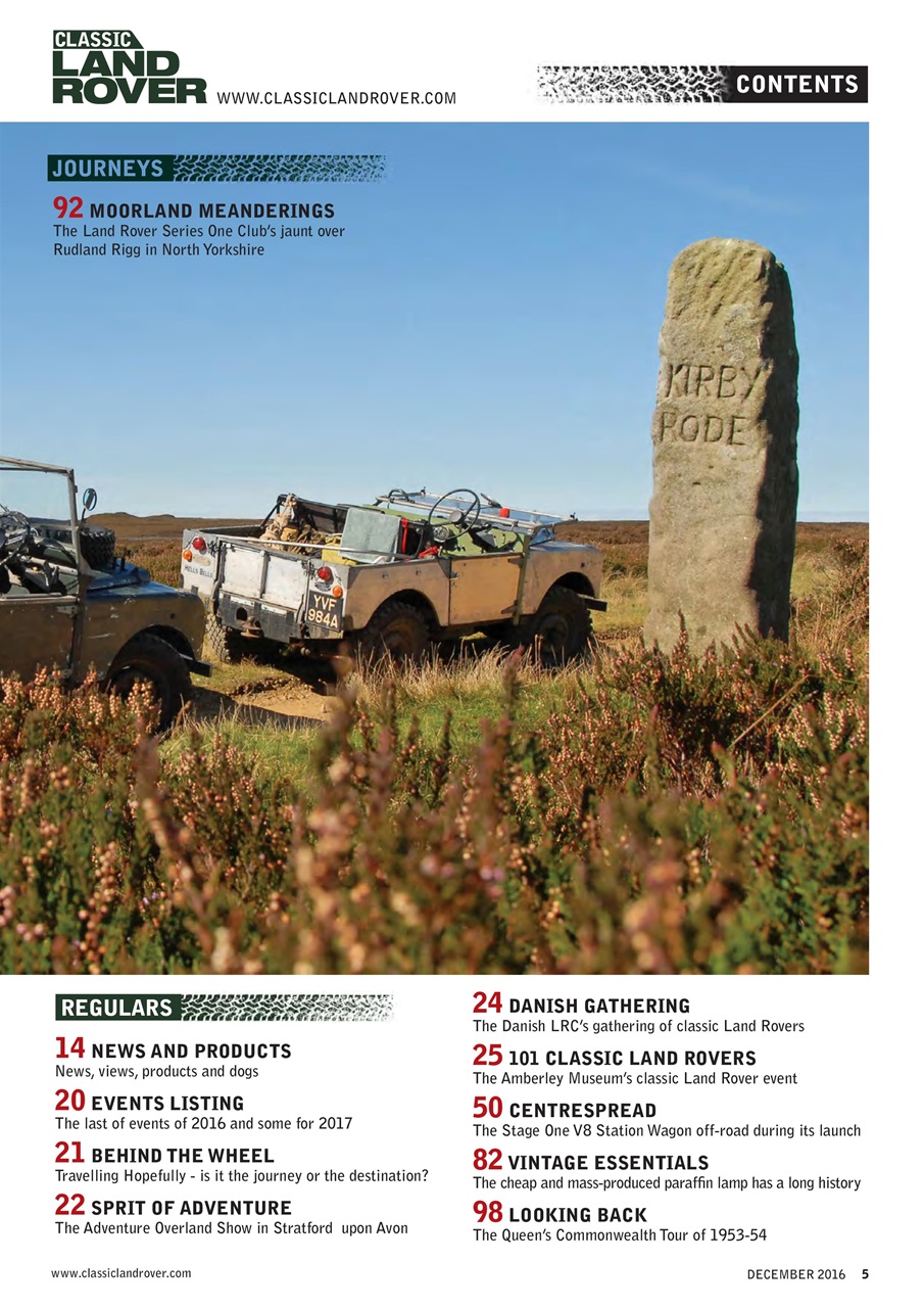 Classic Land Rover Magazine Preview Pages