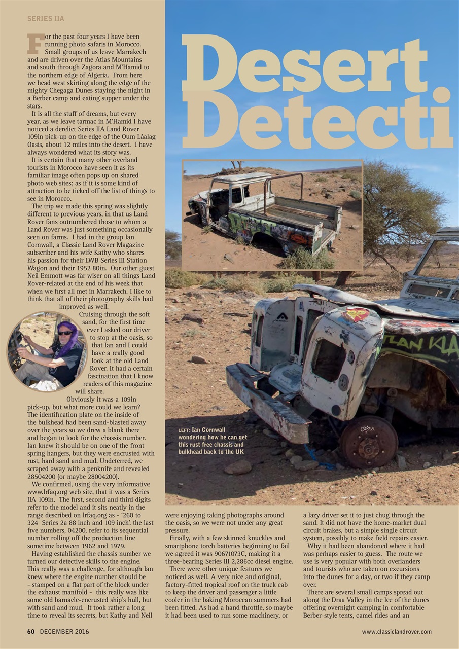 Classic Land Rover Magazine Preview Pages