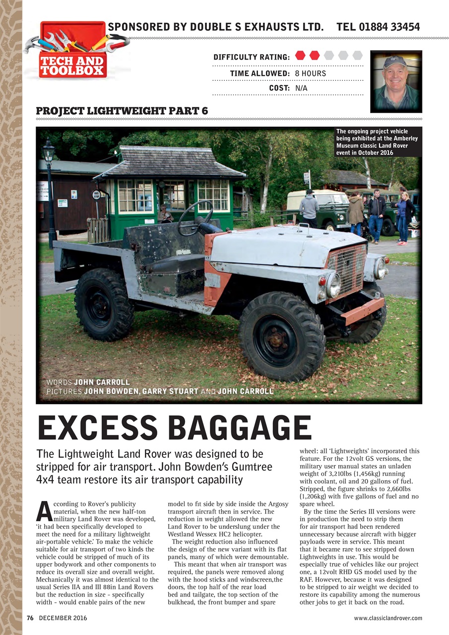 Classic Land Rover Magazine Preview Pages