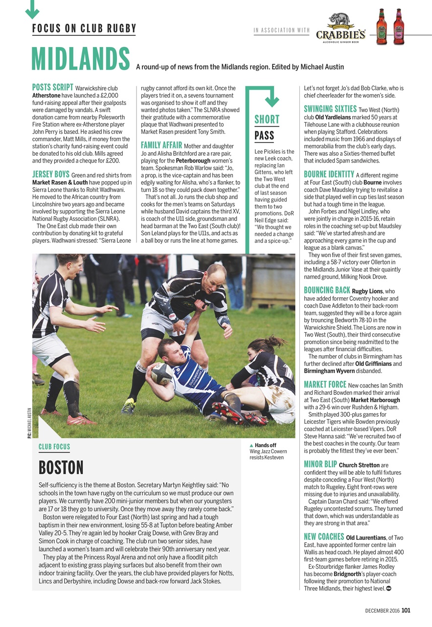 Rugby World Preview Pages