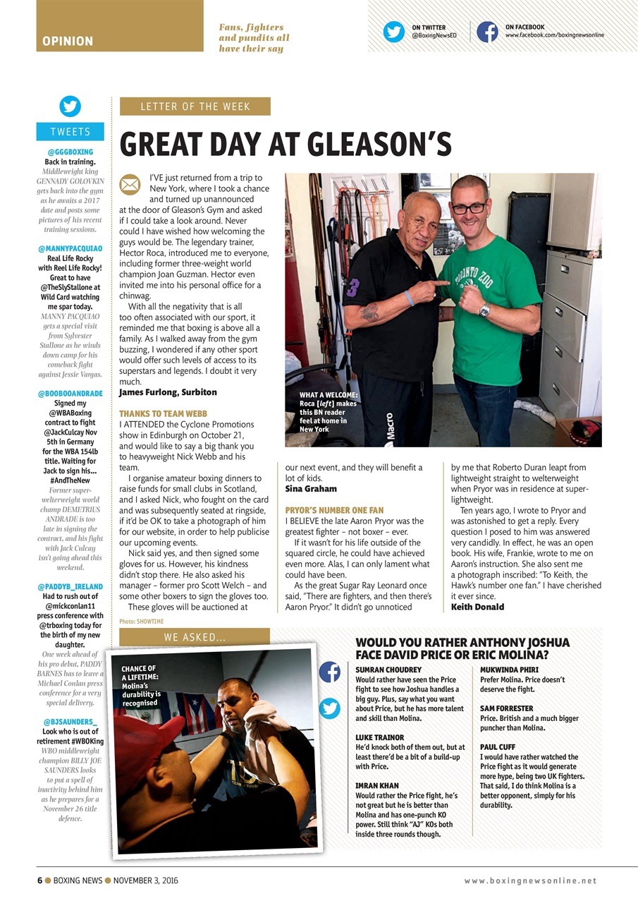 Boxing News Preview Pages