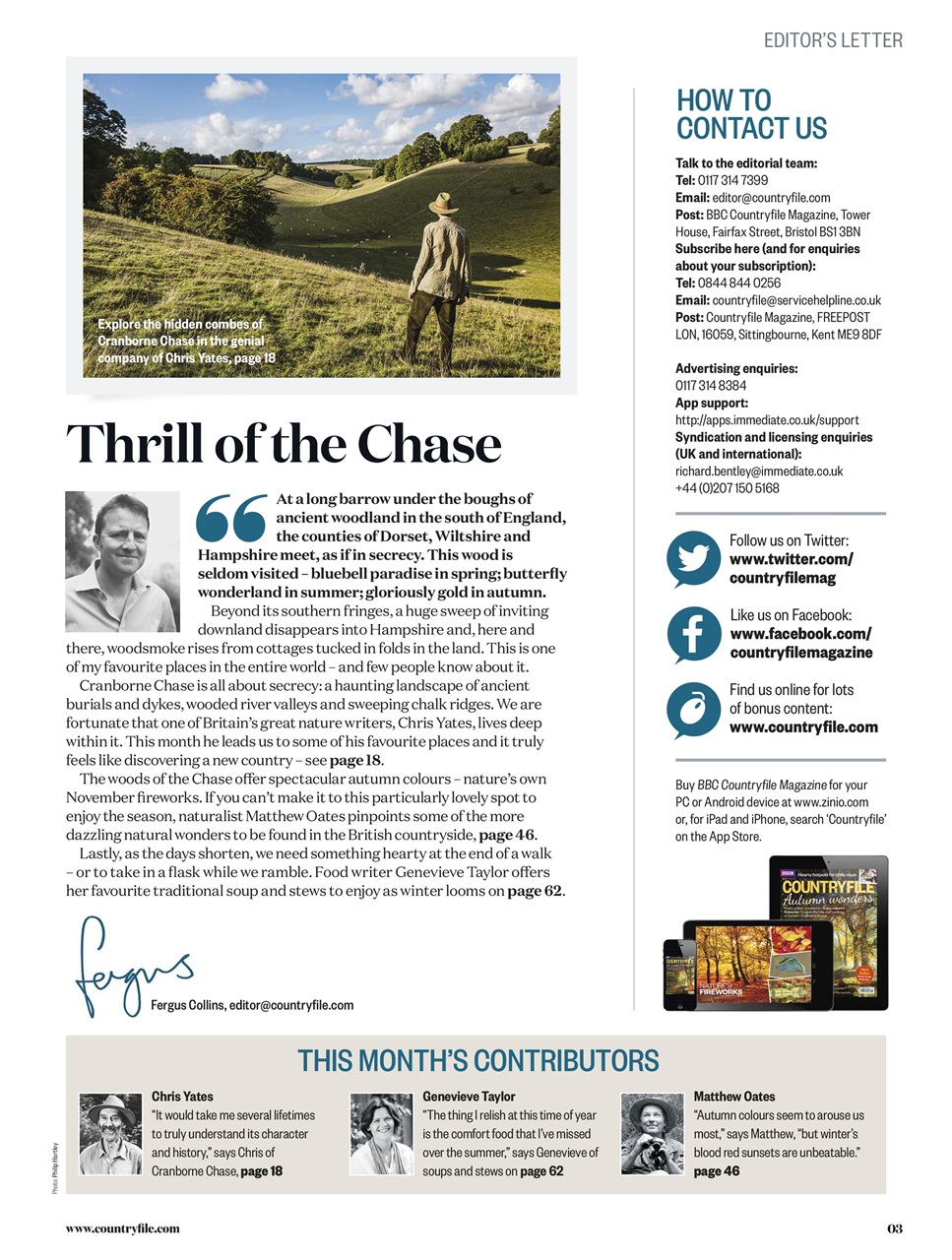BBC Countryfile Magazine Preview Pages