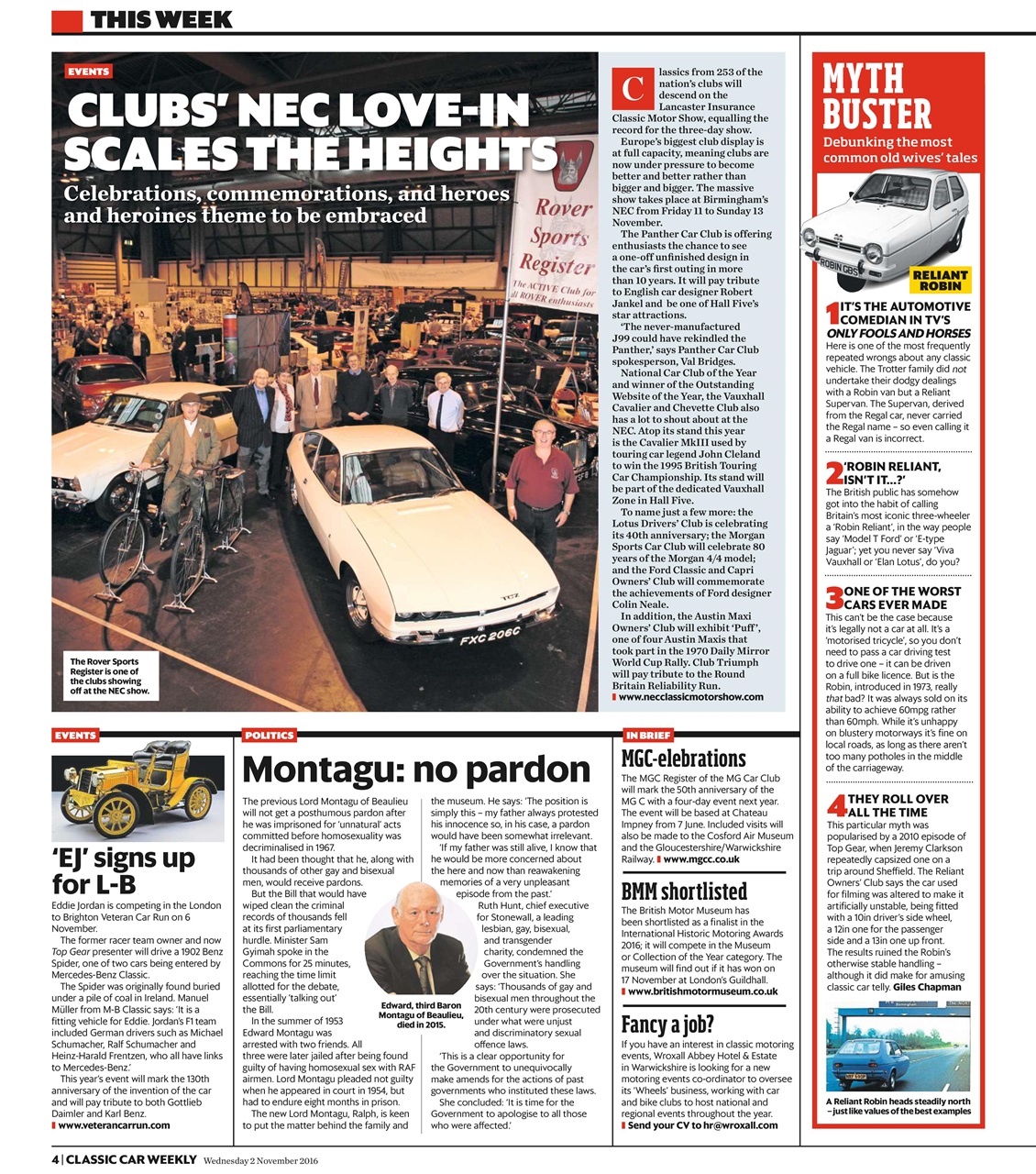 Classic Car Weekly Preview Pages