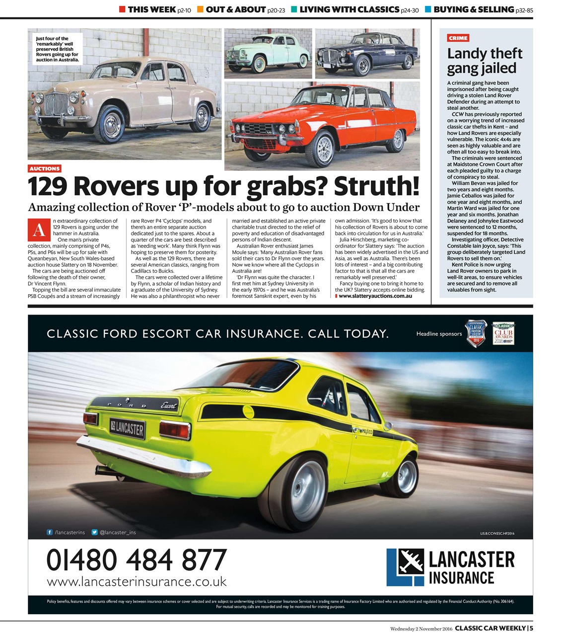 Classic Car Weekly Preview Pages
