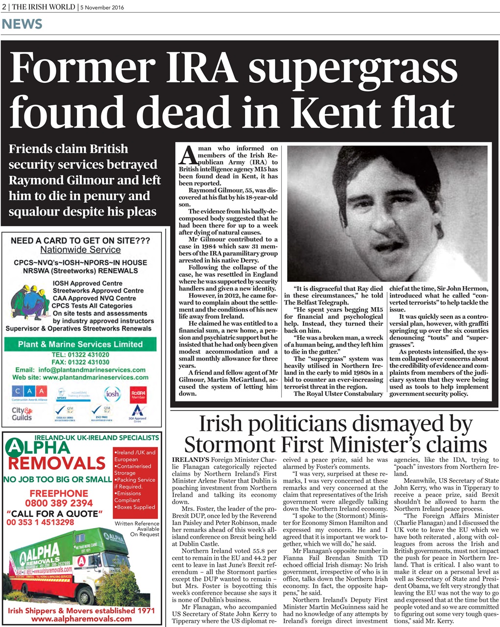 Irish World Preview Pages