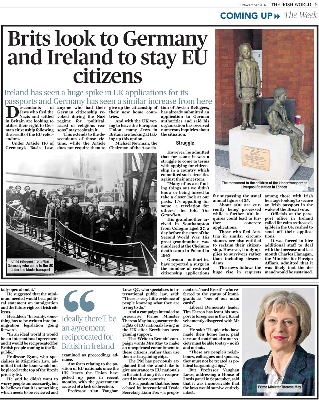 Irish World Preview Pages