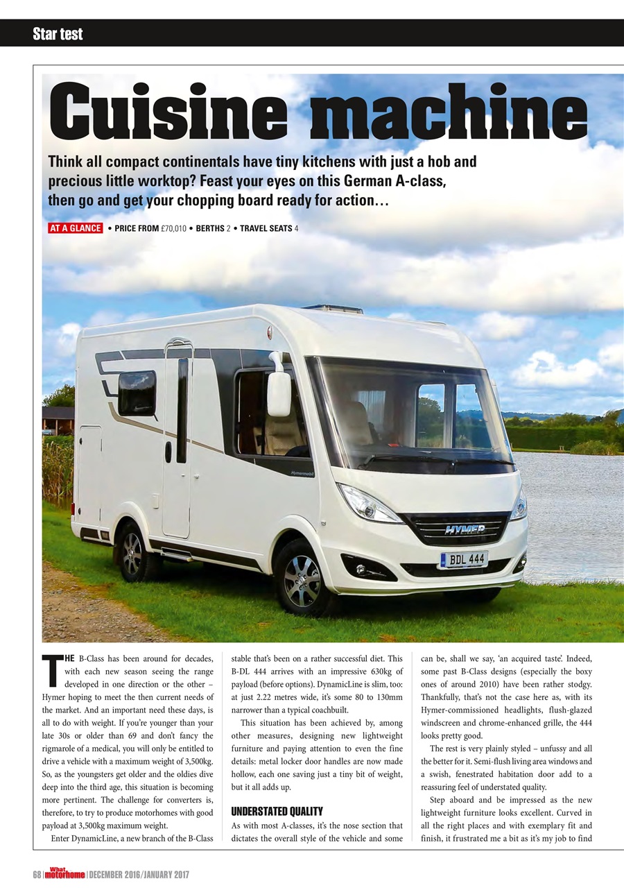 What Motorhome magazine Preview Pages