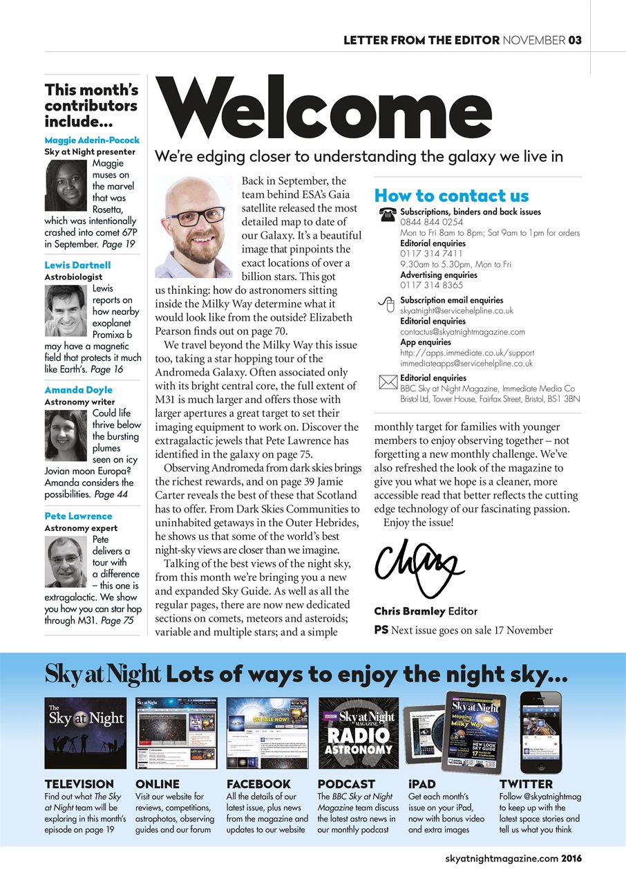 BBC Sky at Night Magazine Preview Pages