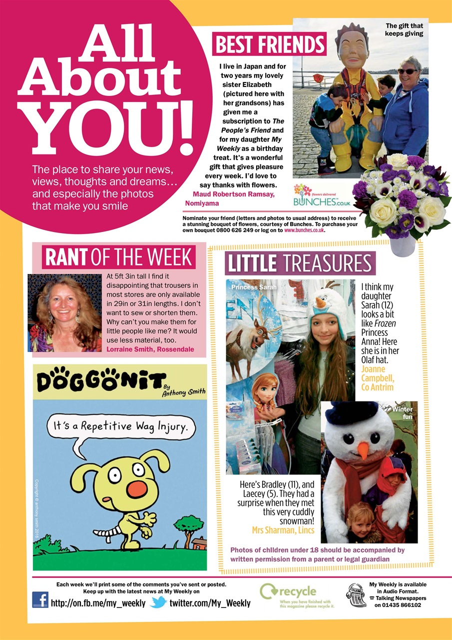 My Weekly Preview Pages