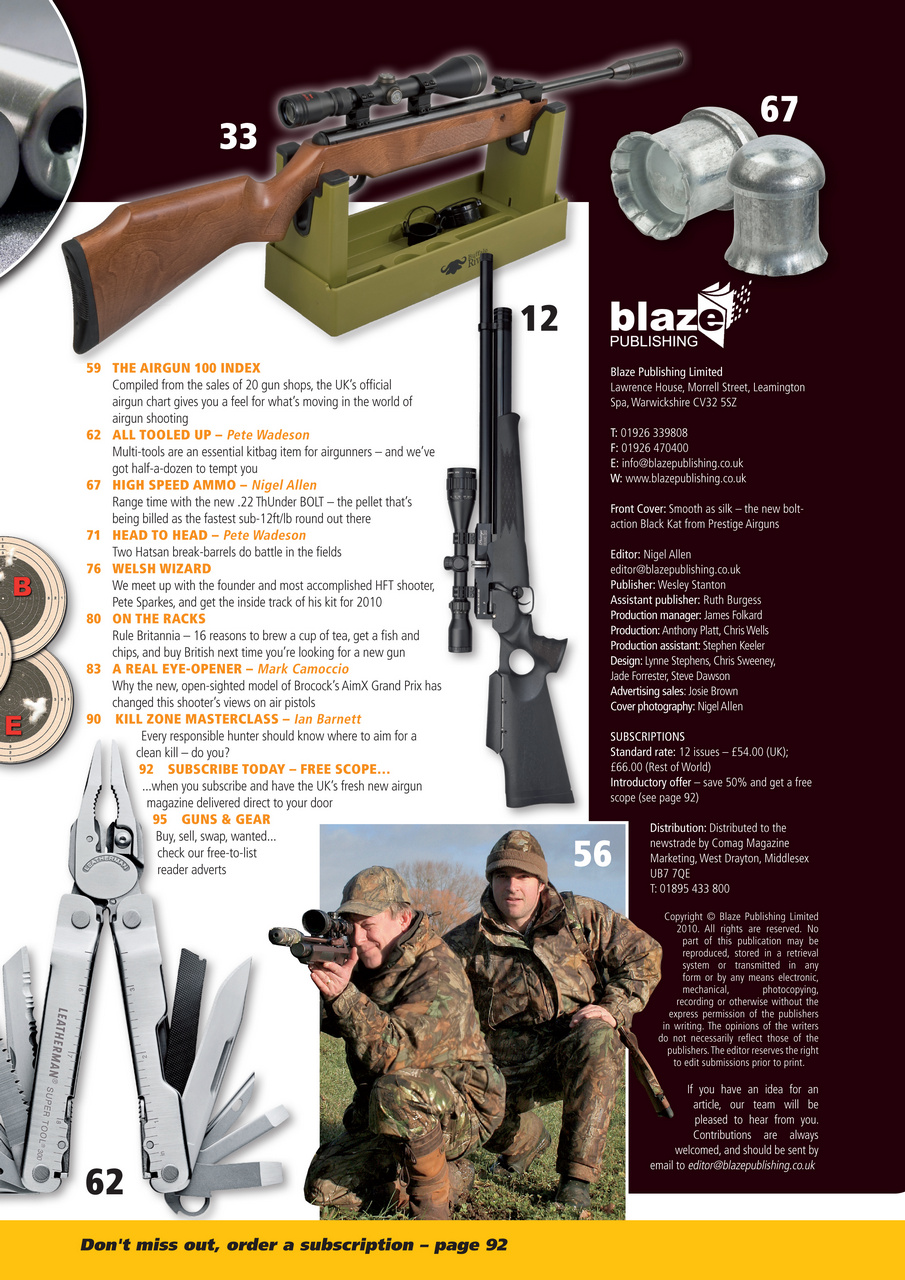 Airgun Shooter Preview Pages