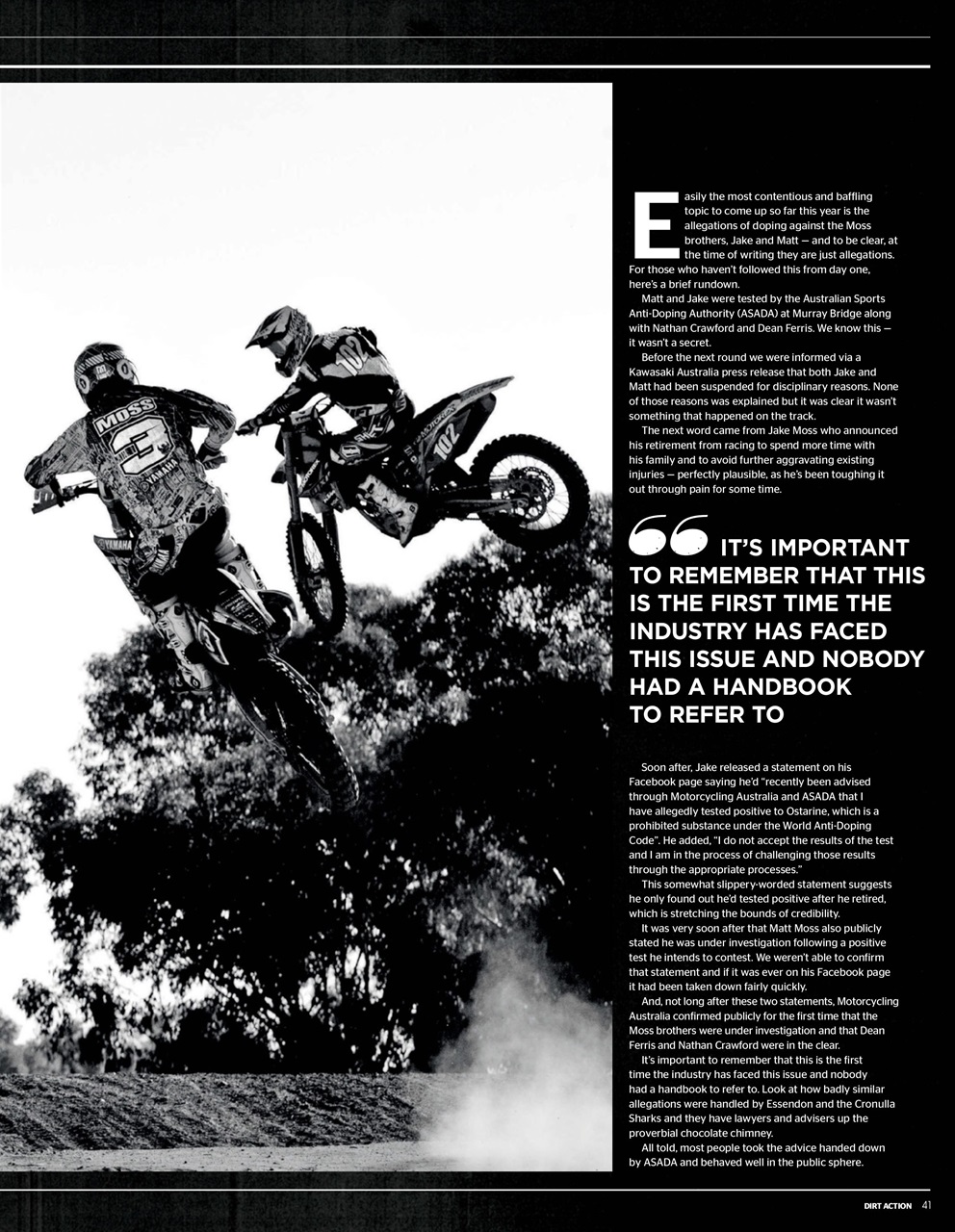 Dirt Action Preview Pages