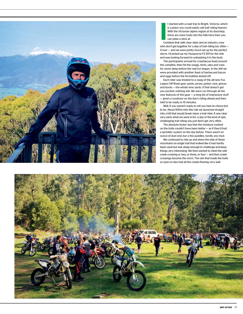 Dirt Action Preview Pages