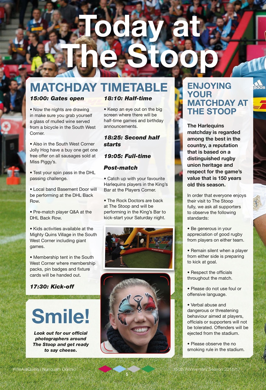 Harlequins Preview Pages