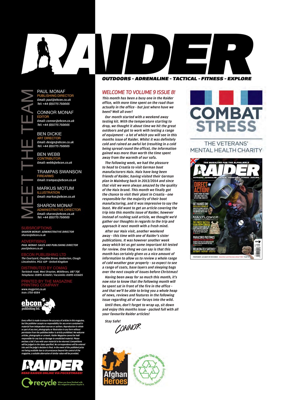 Raider Preview Pages