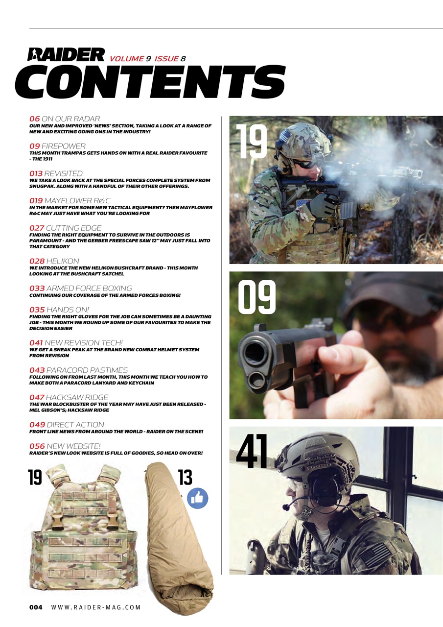 Raider Preview Pages
