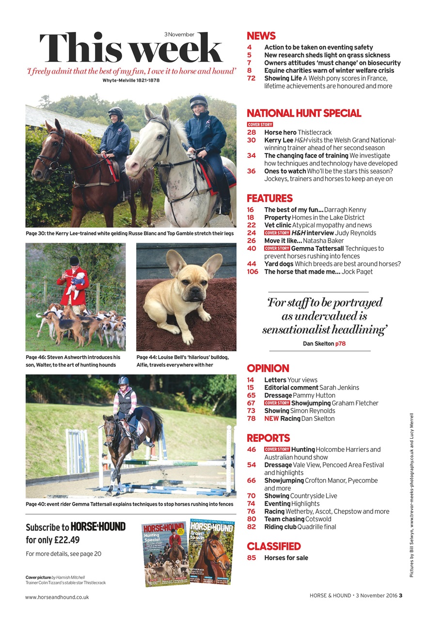 Horse & Hound Preview Pages