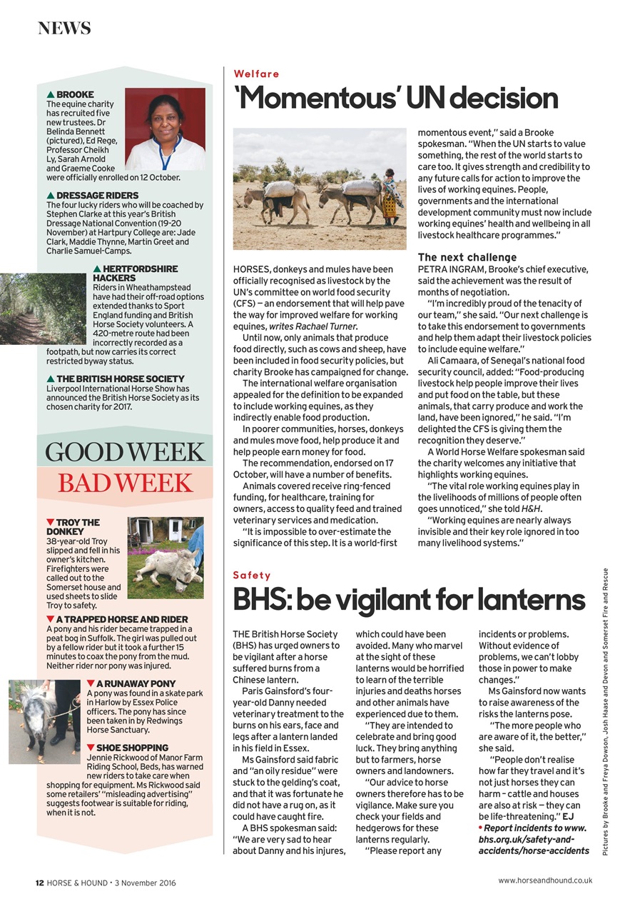 Horse & Hound Preview Pages