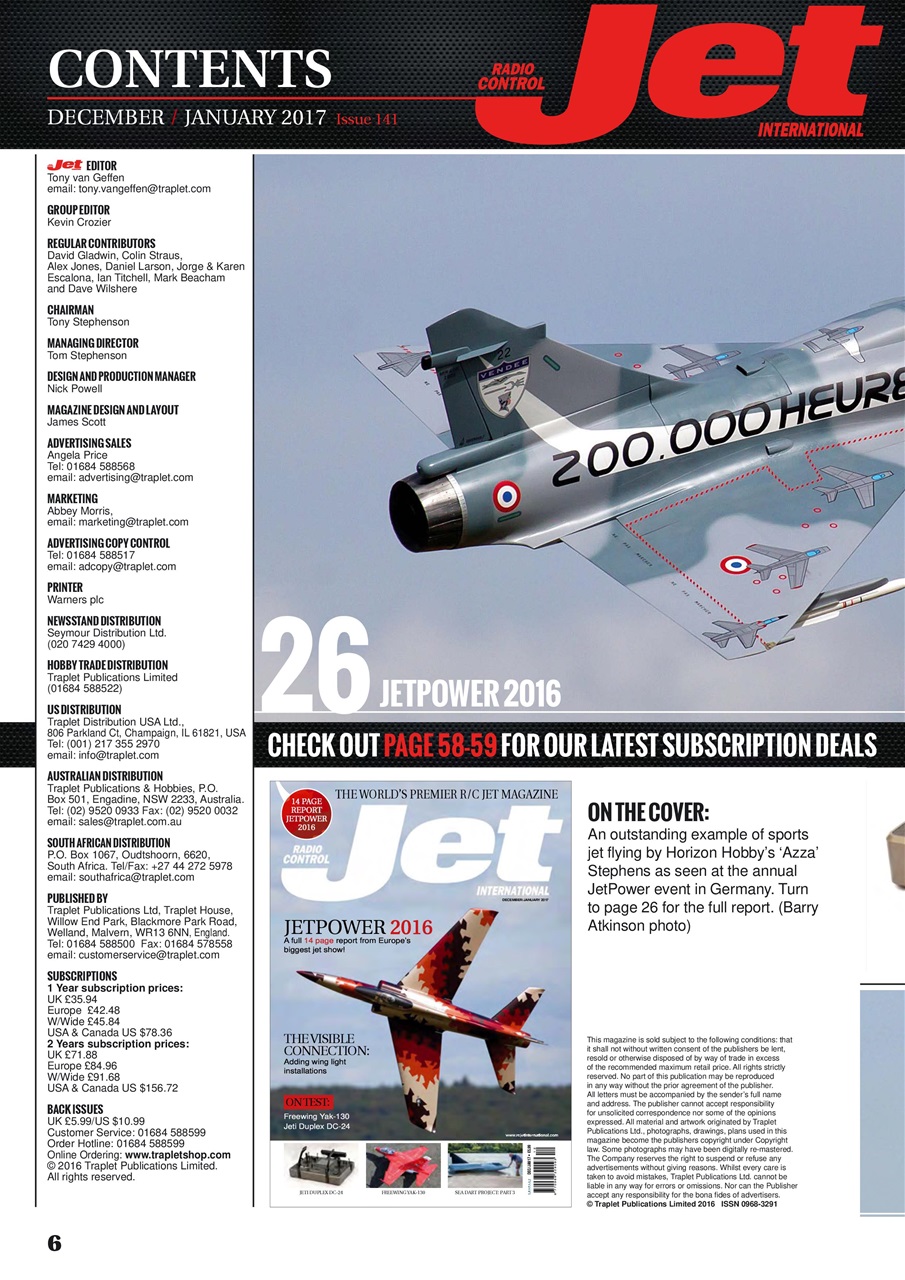RC Jet International Preview Pages