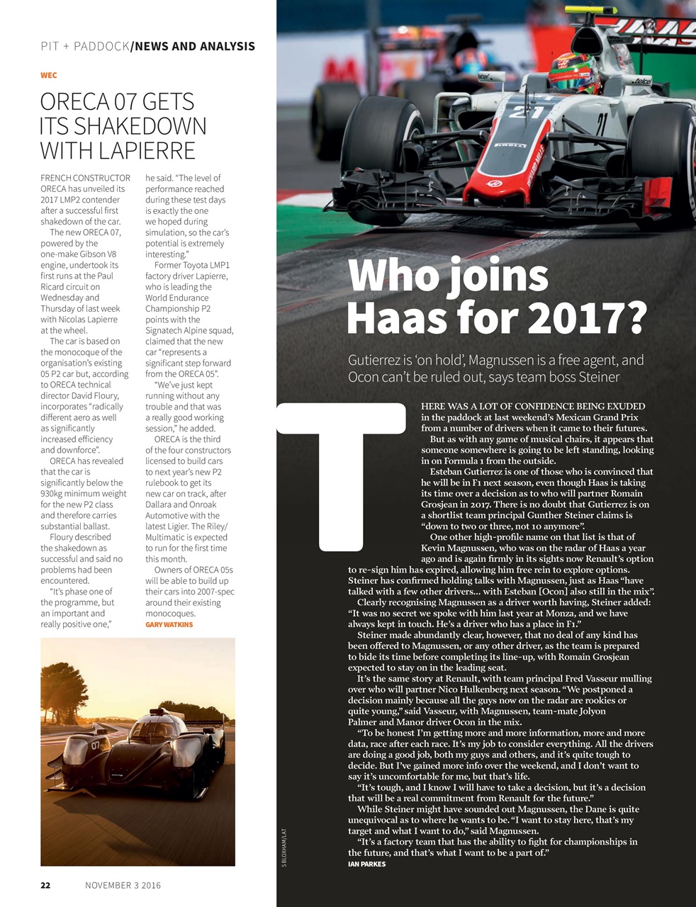 Autosport Preview Pages