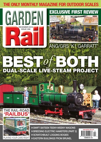 Garden Rail issue December 2016