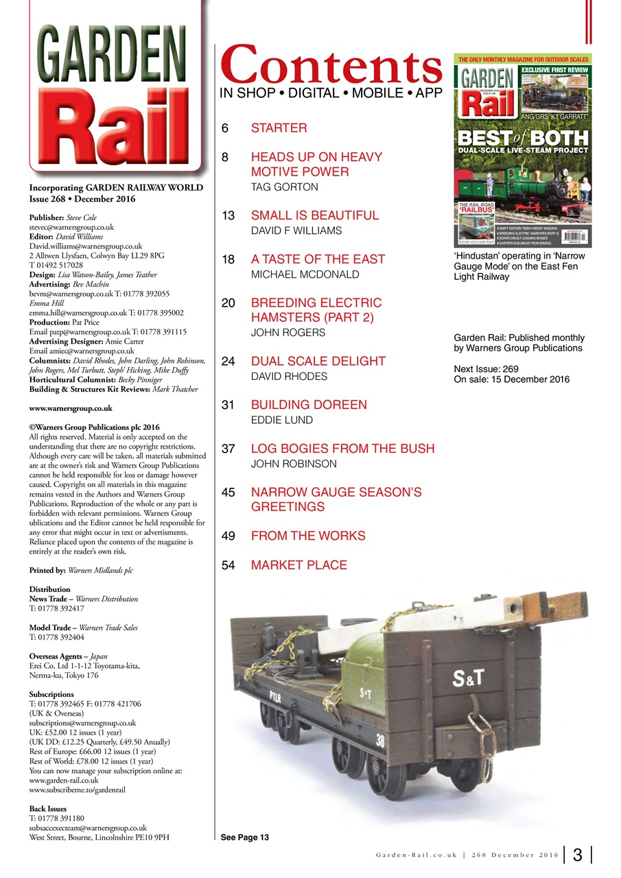 Garden Rail Preview Pages
