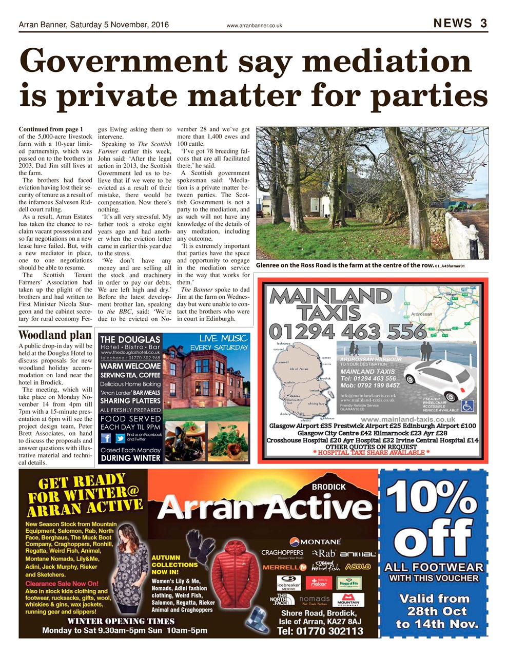 Arran Banner Preview Pages