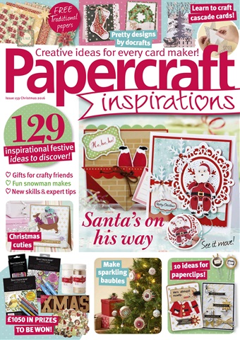 Papercraft Inspirations issue Christmas 2016