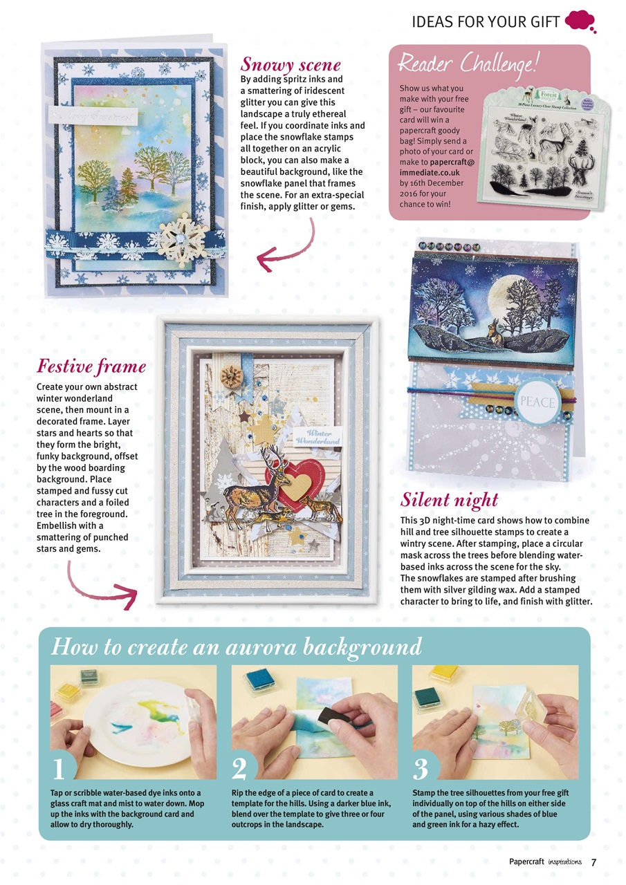 Papercraft Inspirations Preview Pages