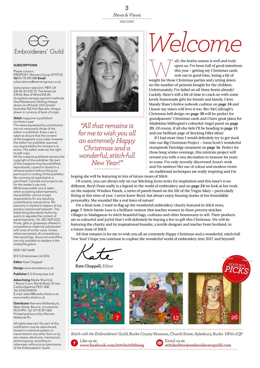 Stitch magazine Preview Pages