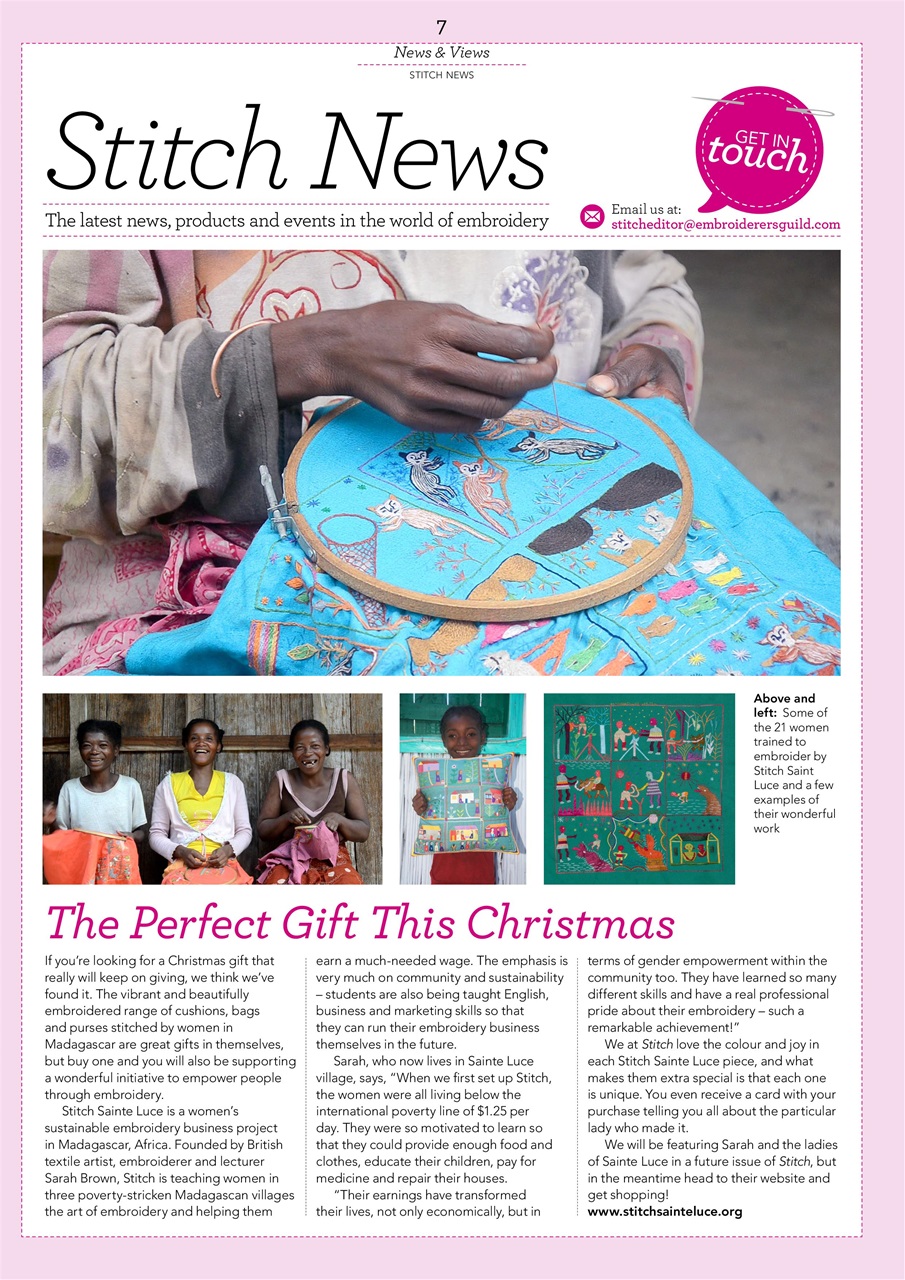 Stitch magazine Preview Pages