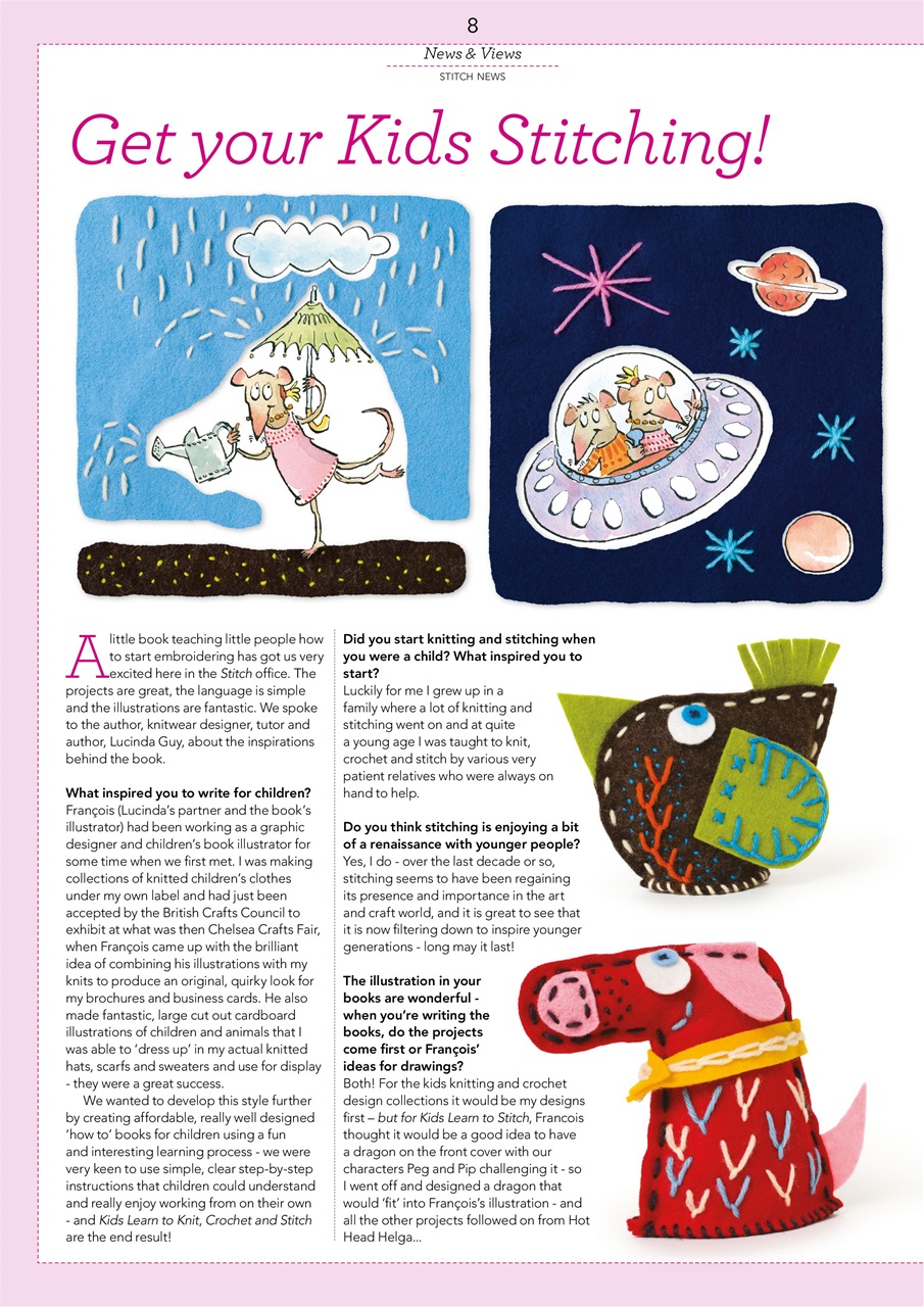 Stitch magazine Preview Pages