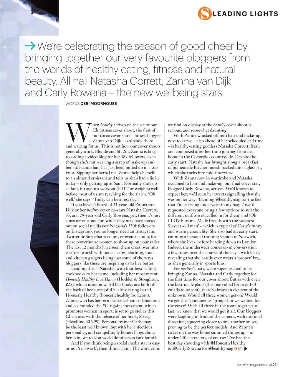 Healthy Magazine Preview Pages