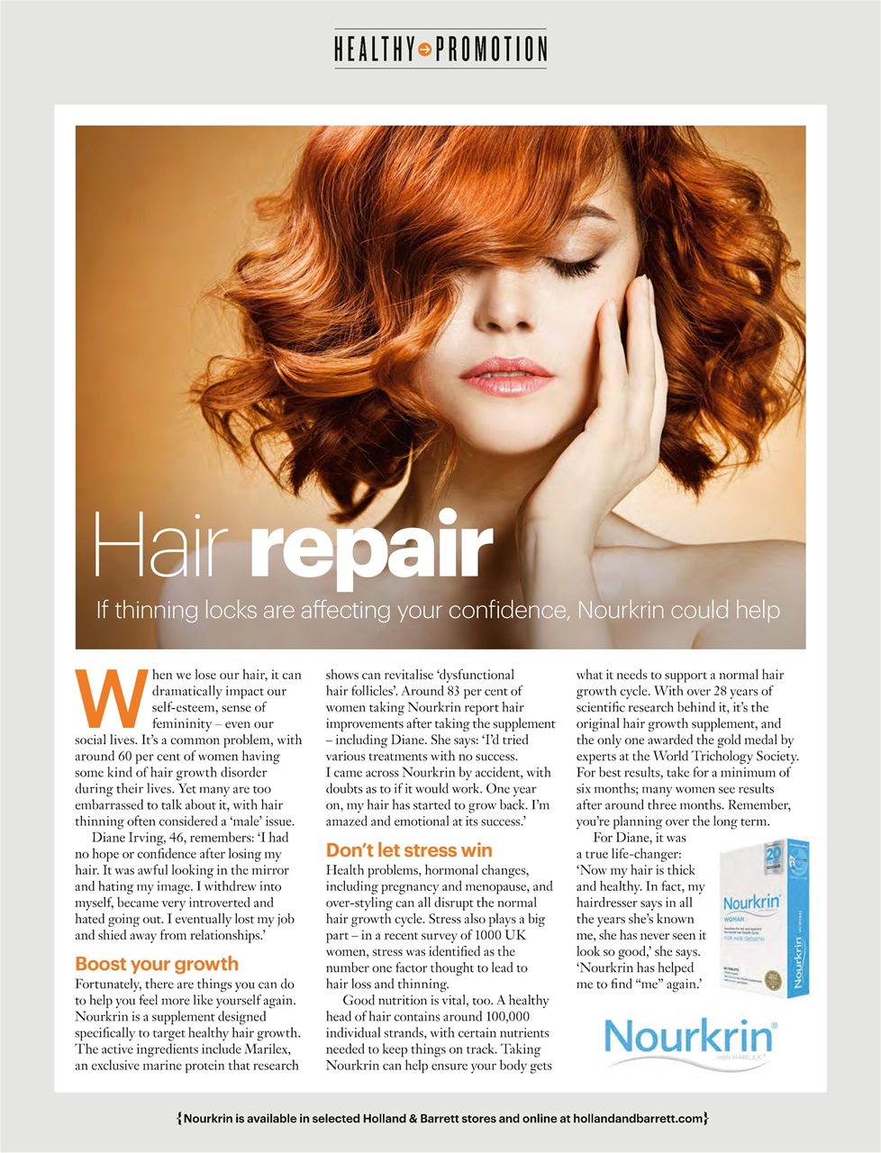 Healthy Magazine Preview Pages