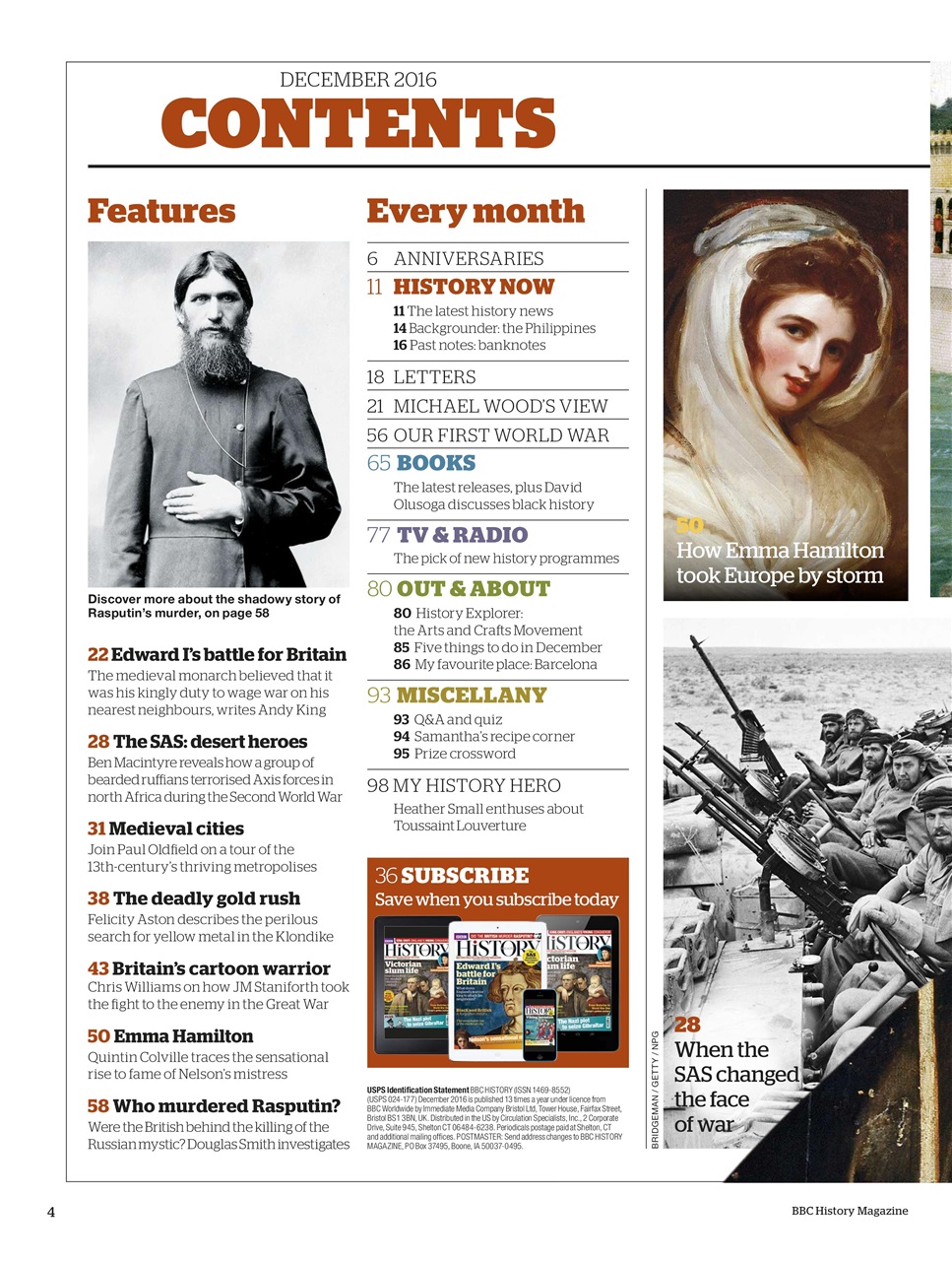 BBC History Magazine Preview Pages