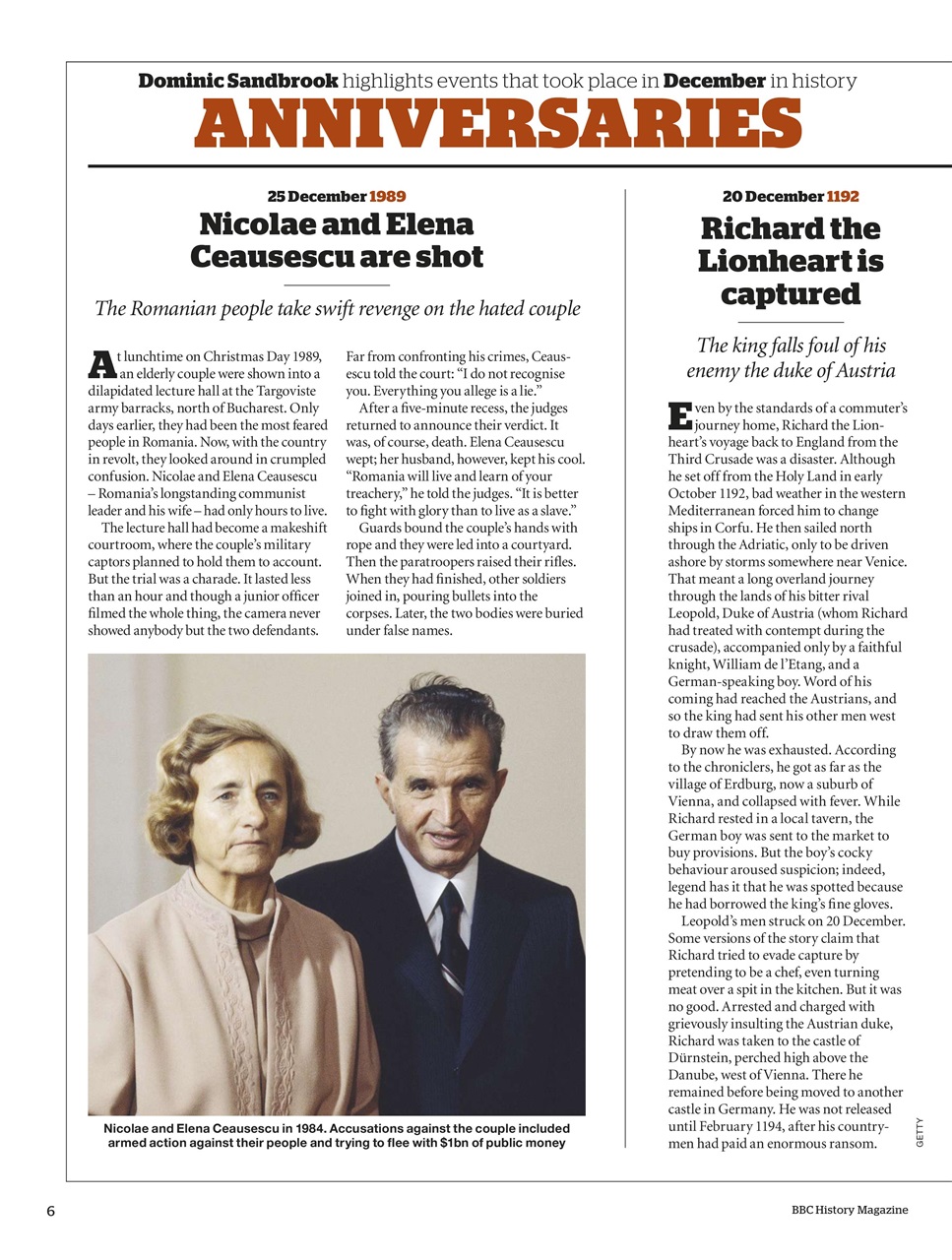 BBC History Magazine Preview Pages