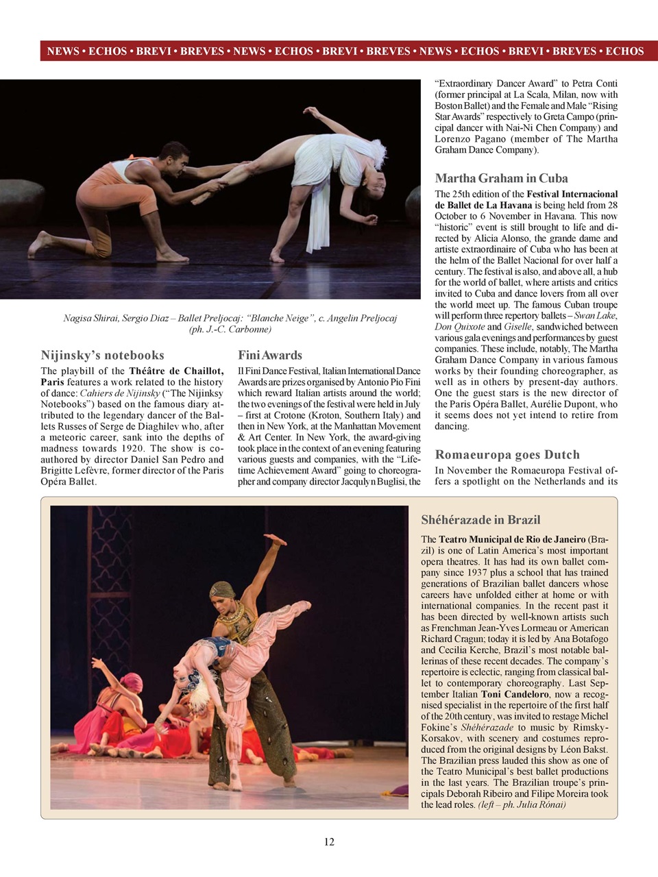 BALLET2000 English Edition Preview Pages