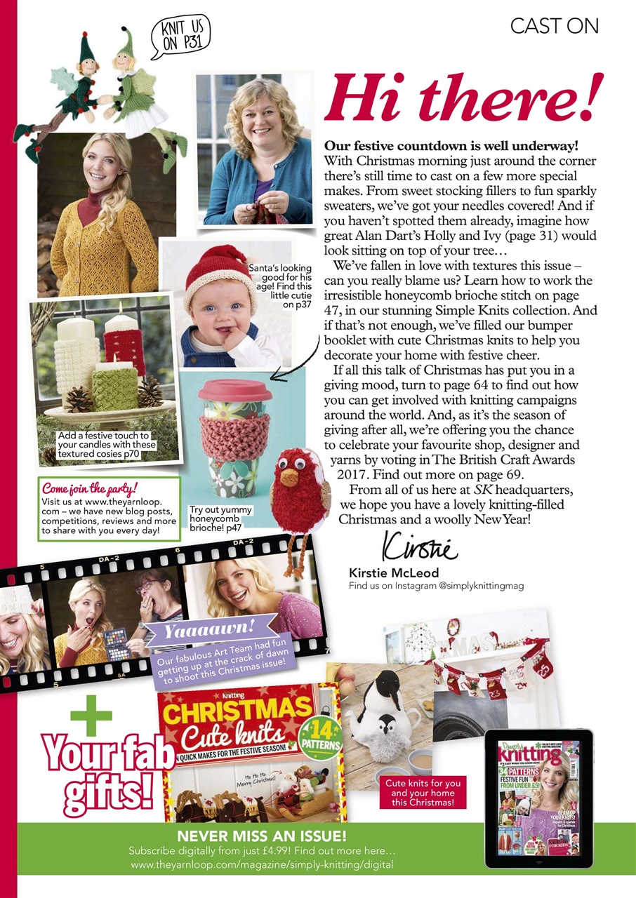 Simply Knitting Preview Pages