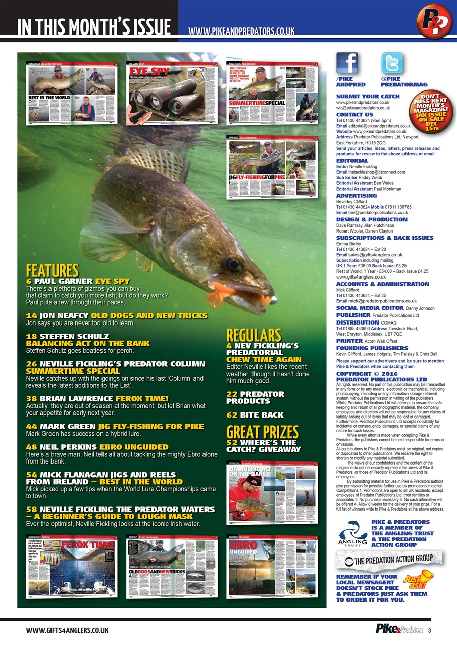 Pike & Predators Preview Pages