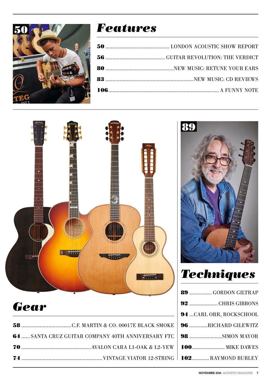 Acoustic Preview Pages