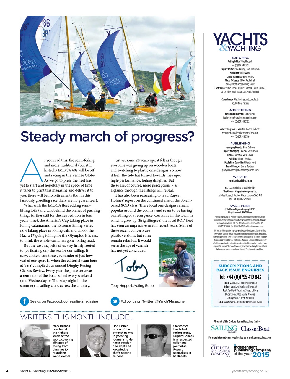 Yachts & Yachting Preview Pages