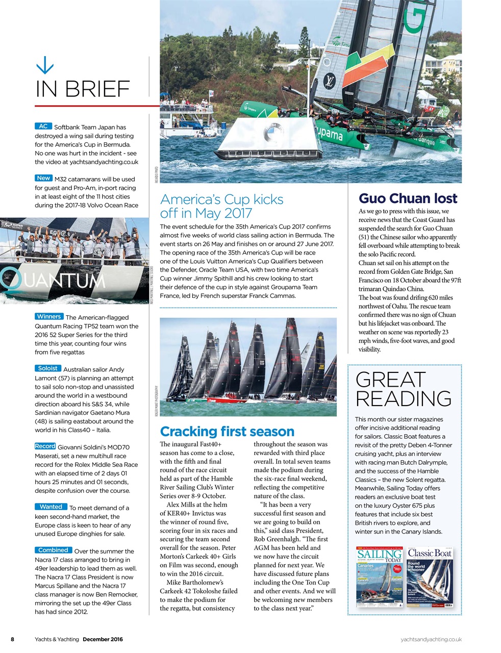 Yachts & Yachting Preview Pages