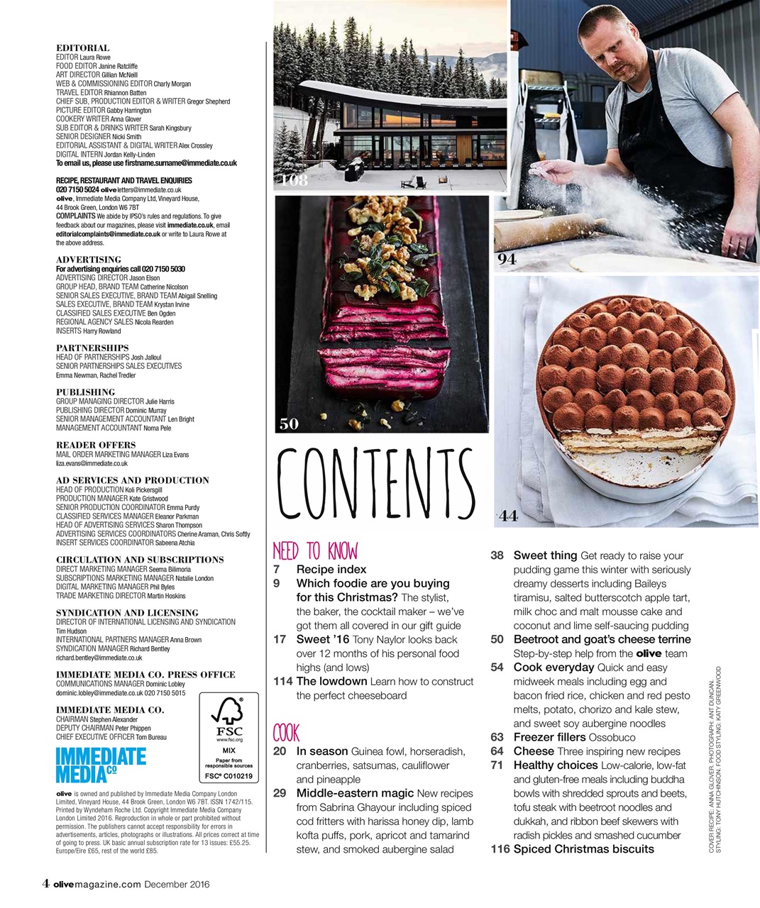 Olive Magazine Preview Pages