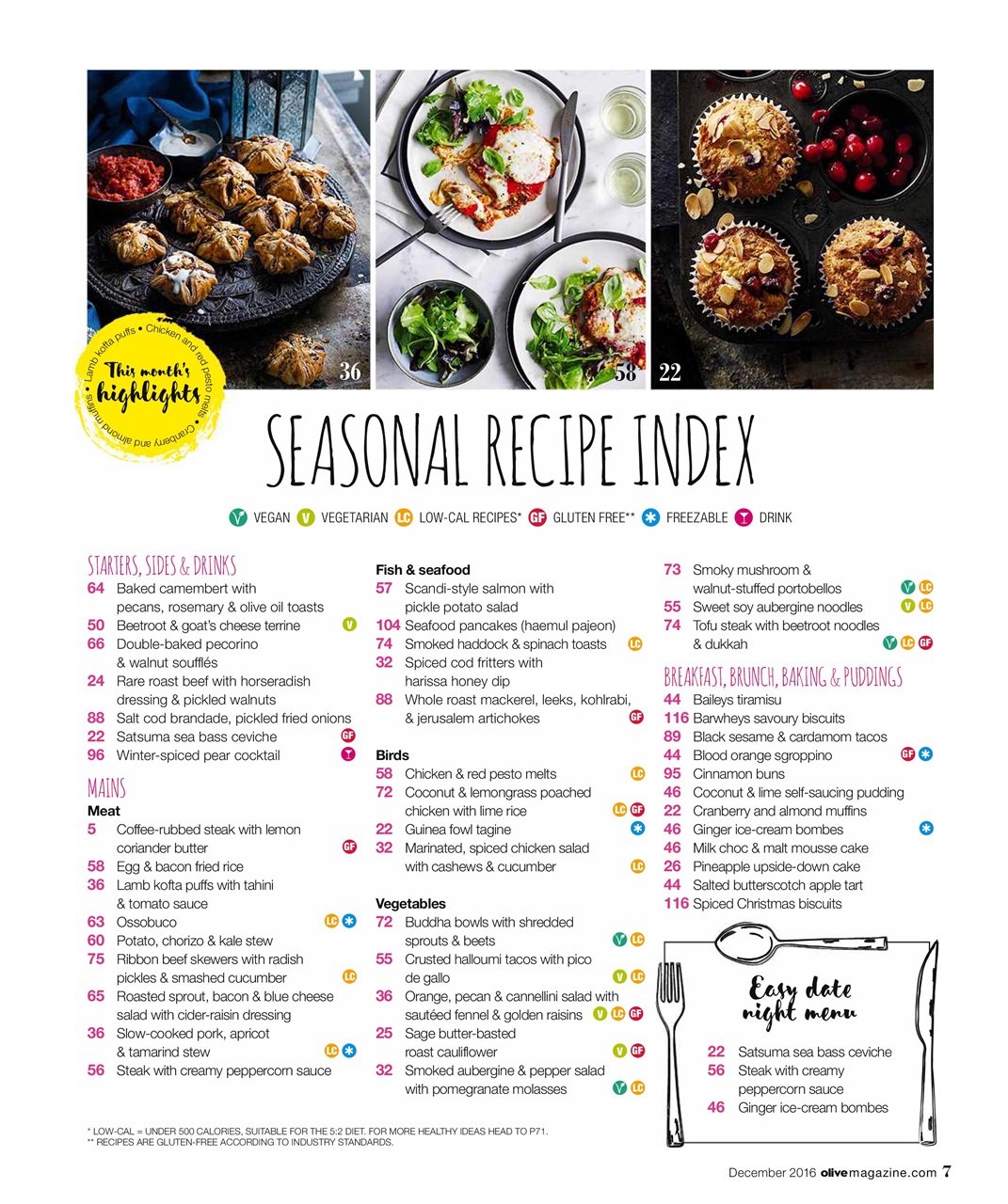 Olive Magazine Preview Pages