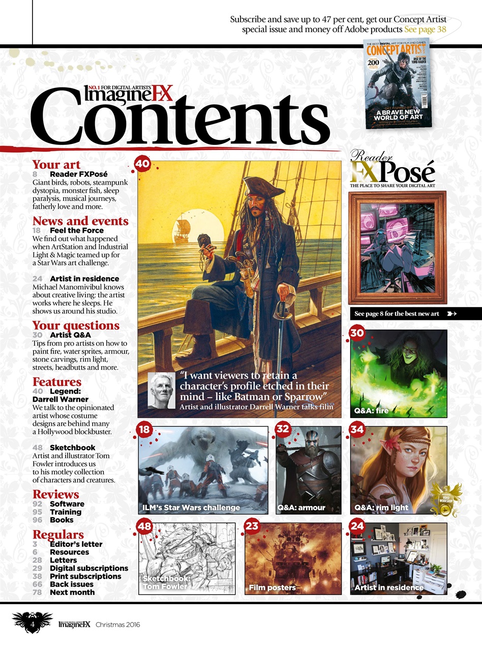 ImagineFX Preview Pages