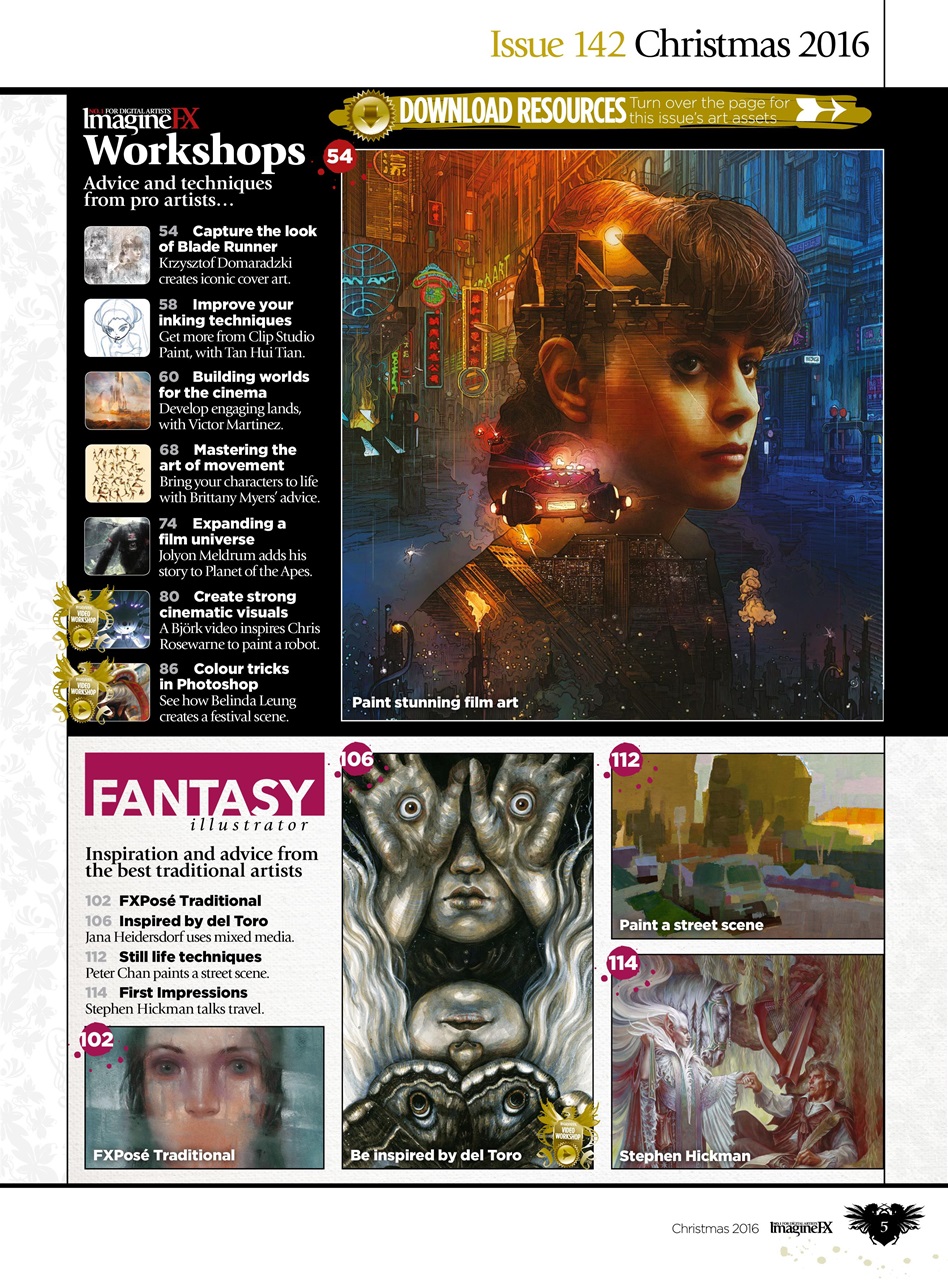 ImagineFX Preview Pages