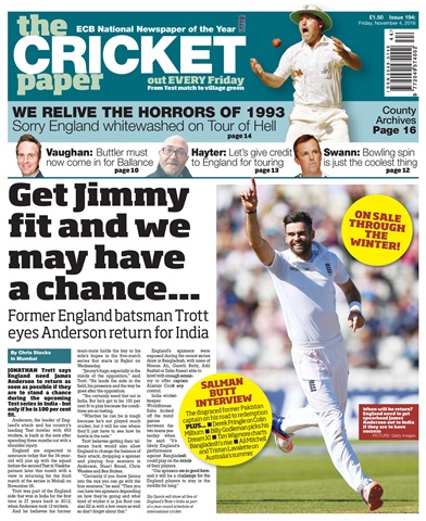The Cricket Paper issue 4th November 2016