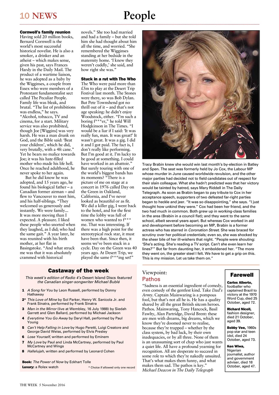 The Week Preview Pages